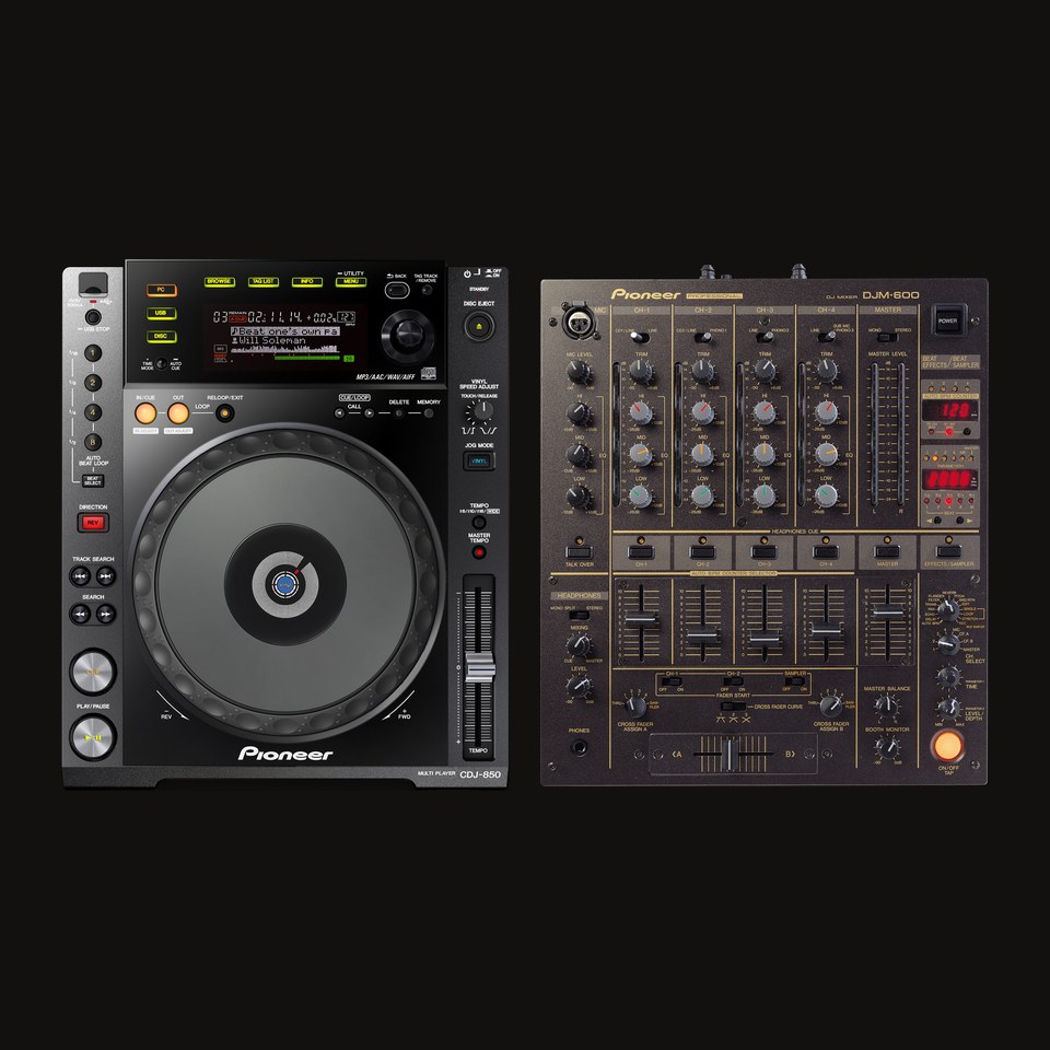 Комплект диджейского оборудования PIONEER cdj 850 djm 600