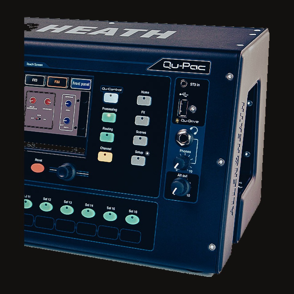 Цифровой микшерный пульт AllenHeath Qu-PAC (с роутером)